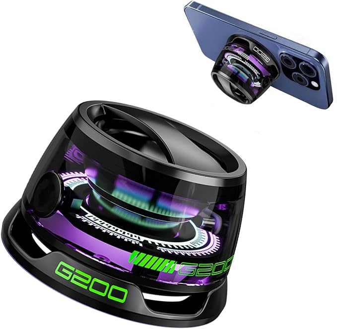 Mini Altoparlante Magnetico Bluetooth G200 con Supporto Telefono